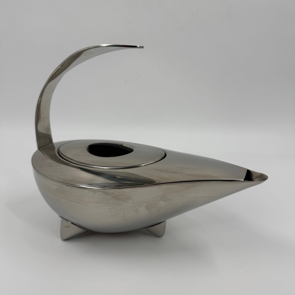 Bodum Naoko Teapot Stainless Steel Carsten Jorgensen Design Genie Lamp MCM